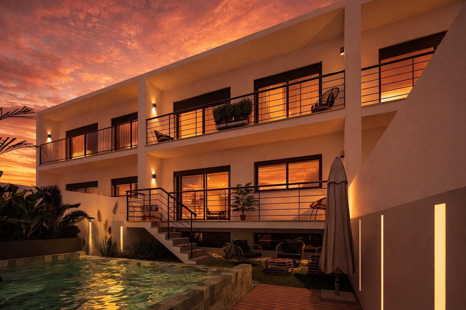 Villa Bali | Moradia T3 Moderna com Piscina no Estoril