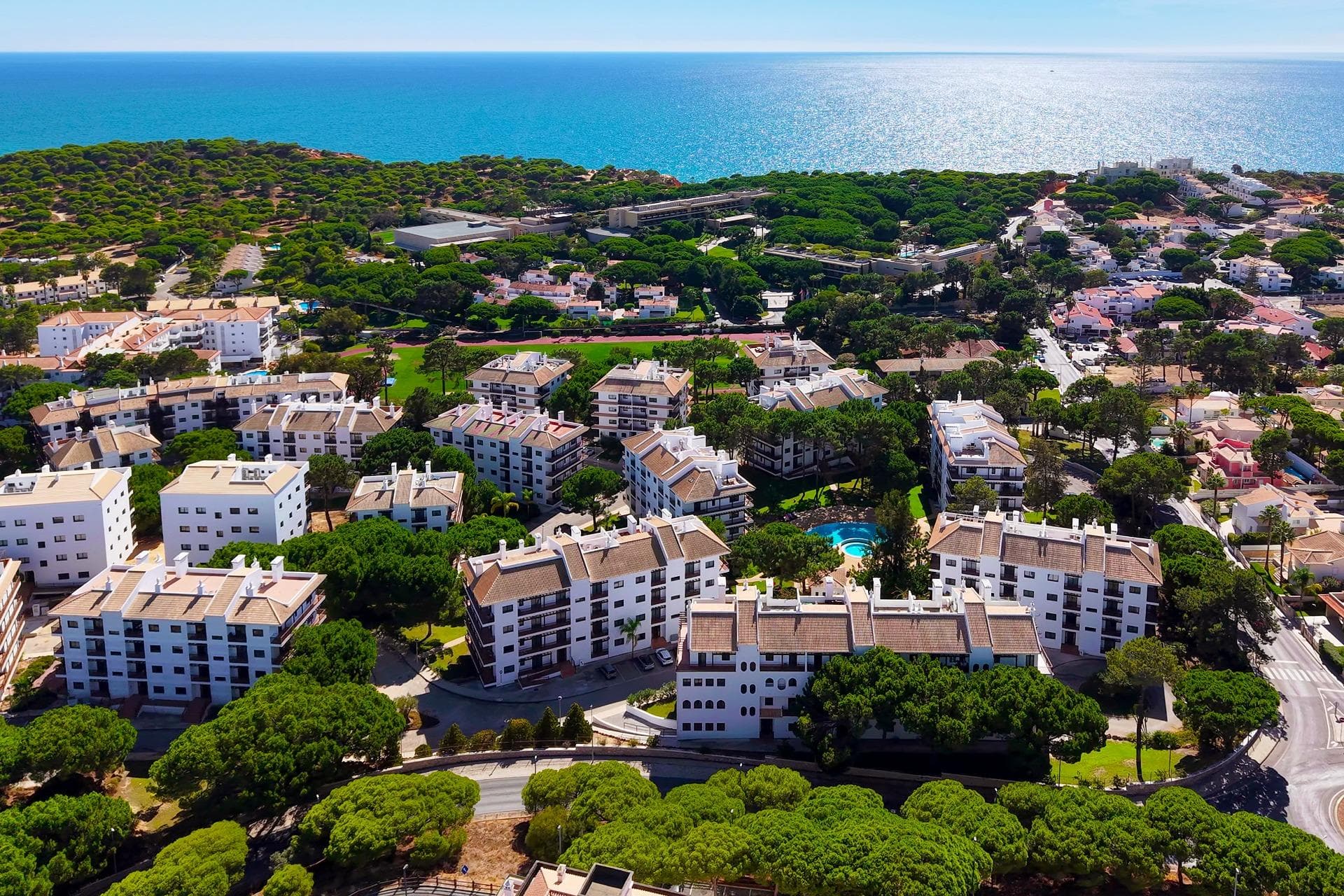 2-Bed Apartment 500 m from Falésia Beach with Garage and Pools | Albufeira